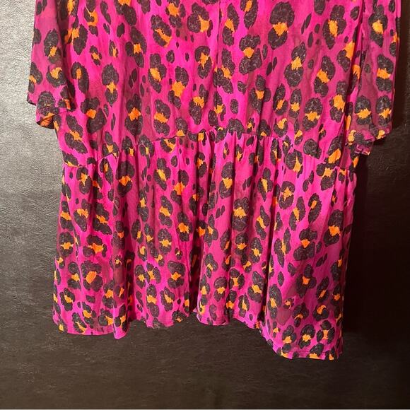 Cato Purple Animal Print Top Size XL‎ - Picture 4 of 9